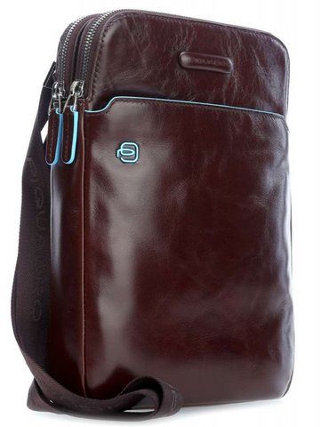 PIQUADRO CROSSBODY BAG CA3978 BLUE SQUARE www.albaluggage